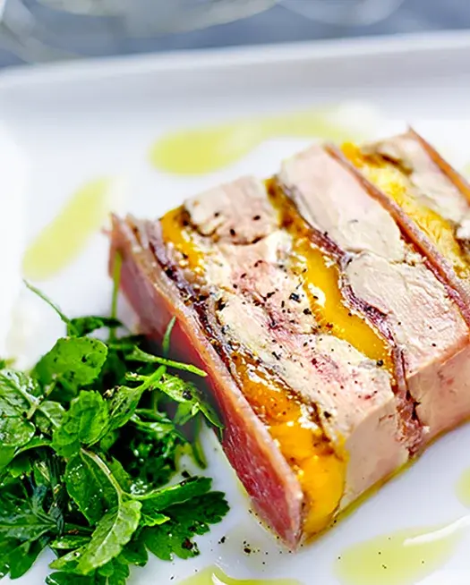 terrineFoiegrasPoeleMangueJambonBayonneAoste