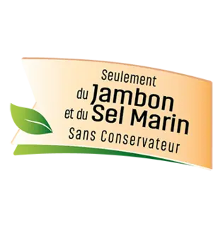 Seulement du Jambon et du Sel Marin sans conservateur