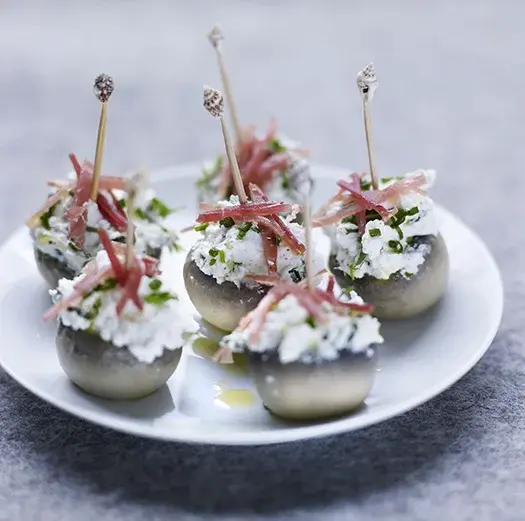 teteChampignonsFromageChevrefraisJambon