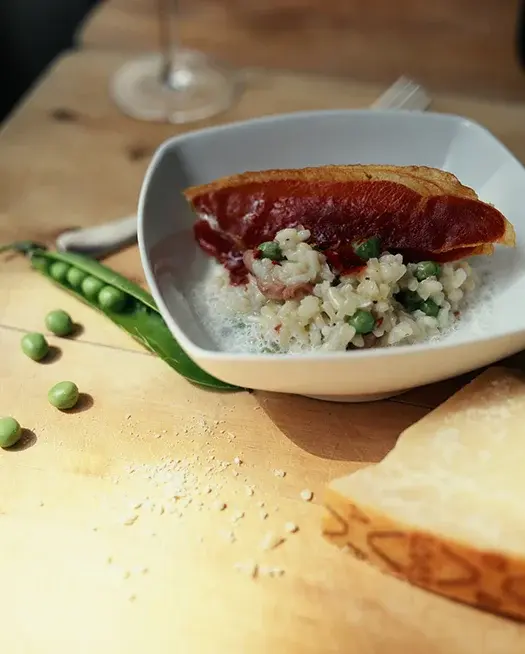 risottoJambonBayonneAosteSelectionPetitspois