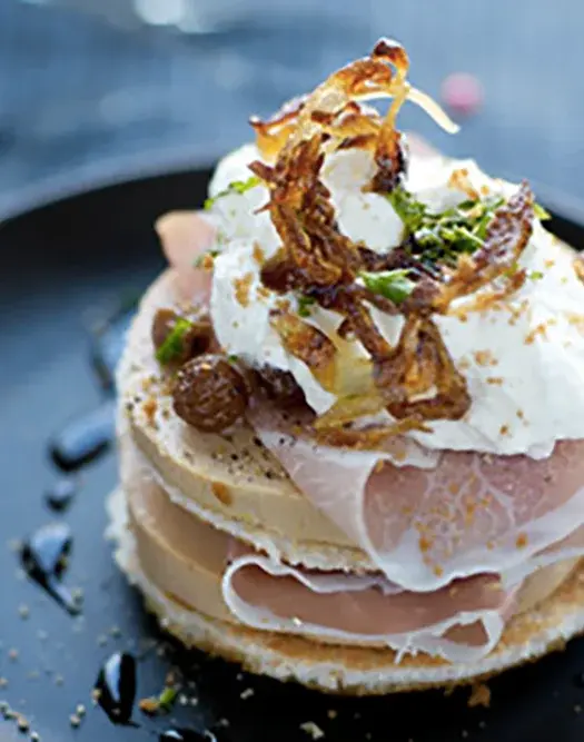 foieGrasJamboncruAosteChantillySpeculoos