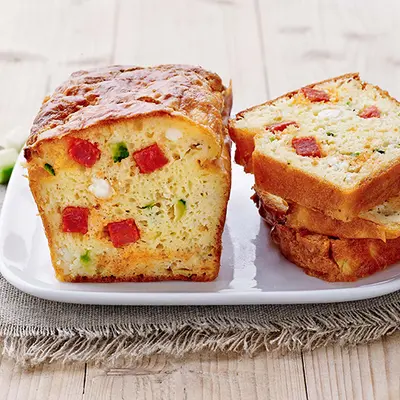 cakeFetaCourgettePepitesChorizoAoste